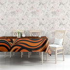 Barramundi Fish Tablecloth Aboriginal Dot Art Indigenous Pattern
