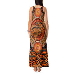 Barramundi Fish Tank Maxi Dress Aboriginal Dot Art Indigenous Pattern