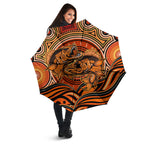 Barramundi Fish Umbrella Aboriginal Dot Art Indigenous Pattern