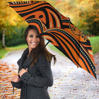 Barramundi Fish Umbrella Aboriginal Dot Art Indigenous Pattern