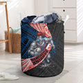 Newcastle Knights Rugby Laundry Basket Tribal Polynesian Power Art - Lightning Mascot