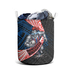 Newcastle Knights Rugby Laundry Basket Tribal Polynesian Power Art - Lightning Mascot