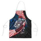 Newcastle Knights Rugby Apron Tribal Polynesian Power Art - Lightning Mascot