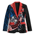 Newcastle Knights Rugby Blazer Tribal Polynesian Power Art - Lightning Mascot