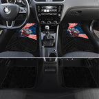 Newcastle Knights Rugby Car Mats Tribal Polynesian Power Art - Lightning Mascot