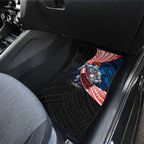 Newcastle Knights Rugby Car Mats Tribal Polynesian Power Art - Lightning Mascot