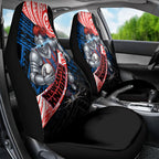 Newcastle Knights Rugby Car Seat Cover Tribal Polynesian Power Art - Lightning Mascot