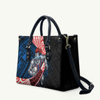 Newcastle Knights Rugby Leather Bag Tribal Polynesian Power Art - Lightning Mascot