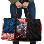 Newcastle Knights Rugby Travel Bag Tribal Polynesian Power Art - Lightning Mascot