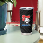 Newcastle Knights Rugby Tumbler Cup Tribal Polynesian Power Art - Lightning Mascot