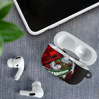 South Sydney Rabbitohs Rugby AirPods Case Tribal Polynesian Power Art - Lightning Mascot