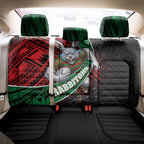 South Sydney Rabbitohs Rugby Back Car Seat Cover Tribal Polynesian Power Art - Lightning Mascot