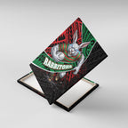 South Sydney Rabbitohs Rugby Canvas Wall Art Tribal Polynesian Power Art - Lightning Mascot