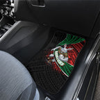South Sydney Rabbitohs Rugby Car Mats Tribal Polynesian Power Art - Lightning Mascot