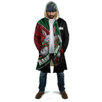 South Sydney Rabbitohs Rugby Cloak Tribal Polynesian Power Art - Lightning Mascot