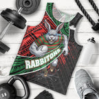 South Sydney Rabbitohs Rugby Men Tank Top Tribal Polynesian Power Art - Lightning Mascot