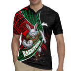 South Sydney Rabbitohs Rugby Rugby Jersey Tribal Polynesian Power Art - Lightning Mascot