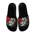 South Sydney Rabbitohs Rugby Slide Sandals Tribal Polynesian Power Art - Lightning Mascot