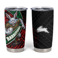 South Sydney Rabbitohs Rugby Tumbler Cup Tribal Polynesian Power Art - Lightning Mascot