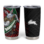 South Sydney Rabbitohs Rugby Tumbler Cup Tribal Polynesian Power Art - Lightning Mascot