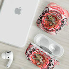 Personalised Aboriginal Barramundi Fish AirPods Case Indigenous Dot Art - Dreamtime Spirit Animal