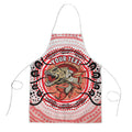 Personalised Aboriginal Barramundi Fish Apron Indigenous Dot Art - Dreamtime Spirit Animal