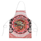 Personalised Aboriginal Barramundi Fish Apron Indigenous Dot Art - Dreamtime Spirit Animal