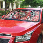 Personalised Aboriginal Barramundi Fish Auto Sun Shade Indigenous Dot Art - Dreamtime Spirit Animal