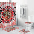 Personalised Aboriginal Barramundi Fish Bathroom Set Indigenous Dot Art - Dreamtime Spirit Animal