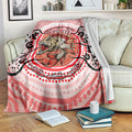 Personalised Aboriginal Barramundi Fish Blanket Indigenous Dot Art - Dreamtime Spirit Animal