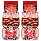 Personalised Aboriginal Barramundi Fish Car Mats Indigenous Dot Art - Dreamtime Spirit Animal