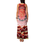 Personalised Aboriginal Barramundi Fish Family Matching Tank Maxi Dress and Hawaiian Shirt Indigenous Dot Art - Dreamtime Spirit Animal