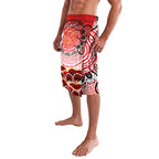 Personalised Aboriginal Barramundi Fish Lavalava Indigenous Dot Art - Dreamtime Spirit Animal