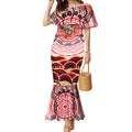 Personalised Aboriginal Barramundi Fish Mermaid Dress Indigenous Dot Art - Dreamtime Spirit Animal