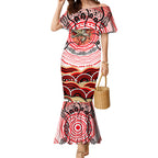 Personalised Aboriginal Barramundi Fish Mermaid Dress Indigenous Dot Art - Dreamtime Spirit Animal