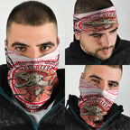 Personalised Aboriginal Barramundi Fish Neck Gaiter Indigenous Dot Art - Dreamtime Spirit Animal