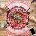 Personalised Aboriginal Barramundi Fish Puzzle Indigenous Dot Art - Dreamtime Spirit Animal