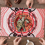Personalised Aboriginal Barramundi Fish Puzzle Indigenous Dot Art - Dreamtime Spirit Animal