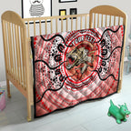 Personalised Aboriginal Barramundi Fish Quilt Indigenous Dot Art - Dreamtime Spirit Animal