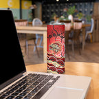 Personalised Aboriginal Barramundi Fish Skinny Tumbler Indigenous Dot Art - Dreamtime Spirit Animal