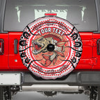 Personalised Aboriginal Barramundi Fish Spare Tire Cover Indigenous Dot Art - Dreamtime Spirit Animal