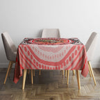 Personalised Aboriginal Barramundi Fish Tablecloth Indigenous Dot Art - Dreamtime Spirit Animal