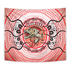 Personalised Aboriginal Barramundi Fish Tapestry Indigenous Dot Art - Dreamtime Spirit Animal