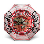 Personalised Aboriginal Barramundi Fish Umbrella Indigenous Dot Art - Dreamtime Spirit Animal
