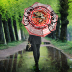 Personalised Aboriginal Barramundi Fish Umbrella Indigenous Dot Art - Dreamtime Spirit Animal
