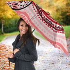Personalised Aboriginal Barramundi Fish Umbrella Indigenous Dot Art - Dreamtime Spirit Animal