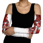 St George Illawarra Dragons Rugby Arm Sleeves Tribal Polynesian Power Art - Lightning Mascot