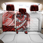 St George Illawarra Dragons Rugby Back Car Seat Cover Tribal Polynesian Power Art - Lightning Mascot