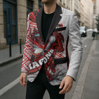 St George Illawarra Dragons Rugby Blazer Tribal Polynesian Power Art - Lightning Mascot