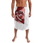 St George Illawarra Dragons Rugby Lavalava Tribal Polynesian Power Art - Lightning Mascot